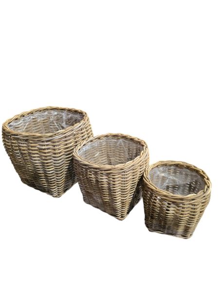 Image sur Round basket set of 3 PROMO (last items)
