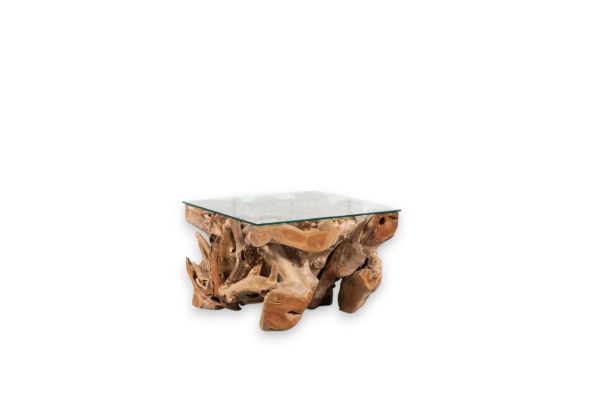 Afbeelding van Squar Erosion coffee table / Glas