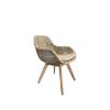 Afbeelding van Nelly Chair, Kubu grey, Teak legs
